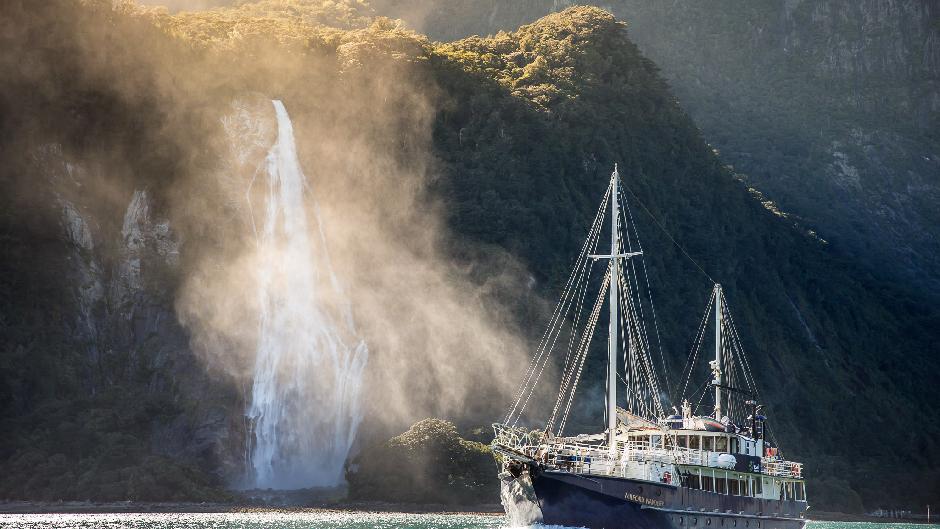 Experience an unforgettable overnight Cruise in Milford Sound aboard the Milford Mariner